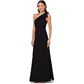 Adrianna Papell Womens Stretch Crepe Long Dress