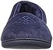 Dearfoams Women's Microfiber Velour Closed Back Slipper