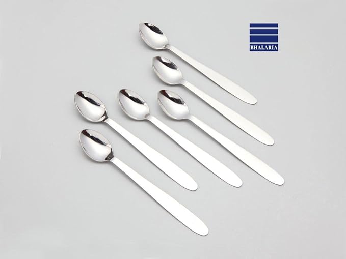 Bhalaria Oval Soda Spoon Set, 17.5 cm,Set of 12