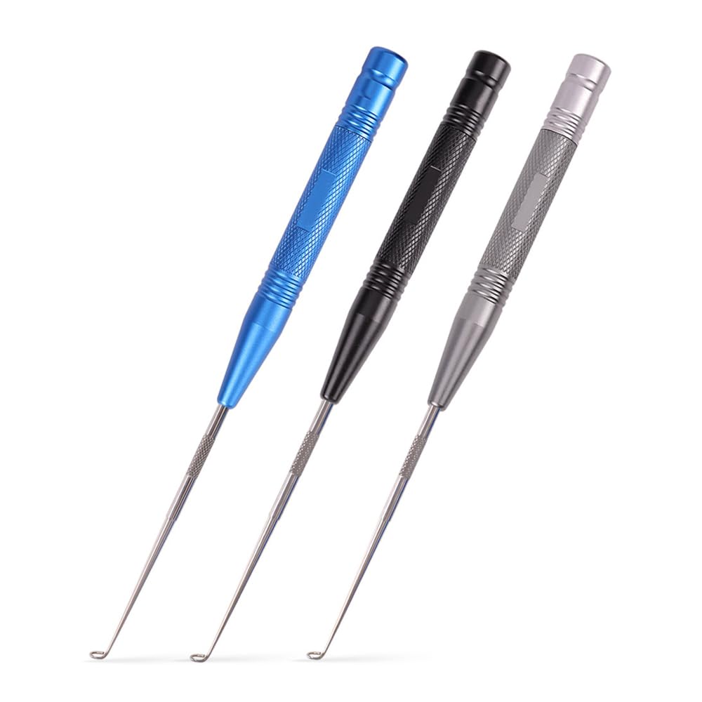 DONGKER Fish Hook Remover, 3pcs Stainless Steel Fishing Unhooking Extractor Equipment, Fishing Gear for Saltwater & Freshwater,