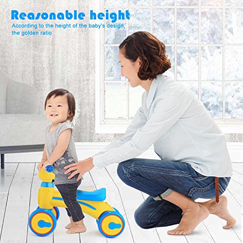 Kaluo Baby Toddler Balance Bike Trike Learn to Walk 10-36 Month No-Pedal Ride on Toy (Blue)