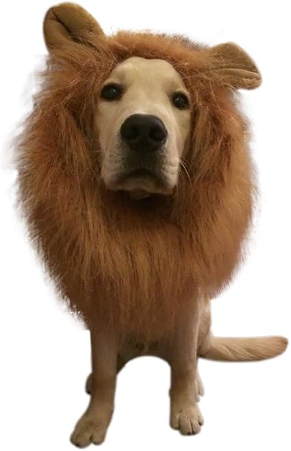 Amazon Com Norbi Large Pet Dog Lion Mane Wigs Mane Hair Festival