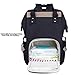 Diaper Bag Backpack,Multifunction Travel Nappy Bag Maternity Baby Bag,Black
