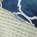 CaliTime Cushion Covers Cushion Cover Pack of 2 Cosy Cushion Covers for Couch Bed Sofa Hand Painted Colourful Geometric Grid Chain Print 45 cm x 45 cm Main Grey Navy Blue