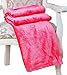 Caitlin White Throw Blanket for Couch/Sofa/Bed, Luxury Super Soft Microplush Velvet, 50