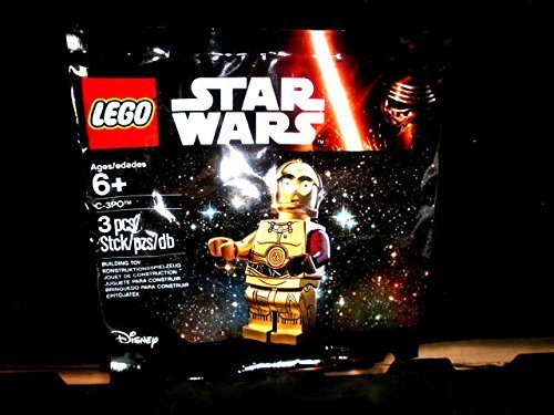 LEGO 5002948 Star Wars Figure The Force Awakens C-3PO Minifigure Polybag Red Arm