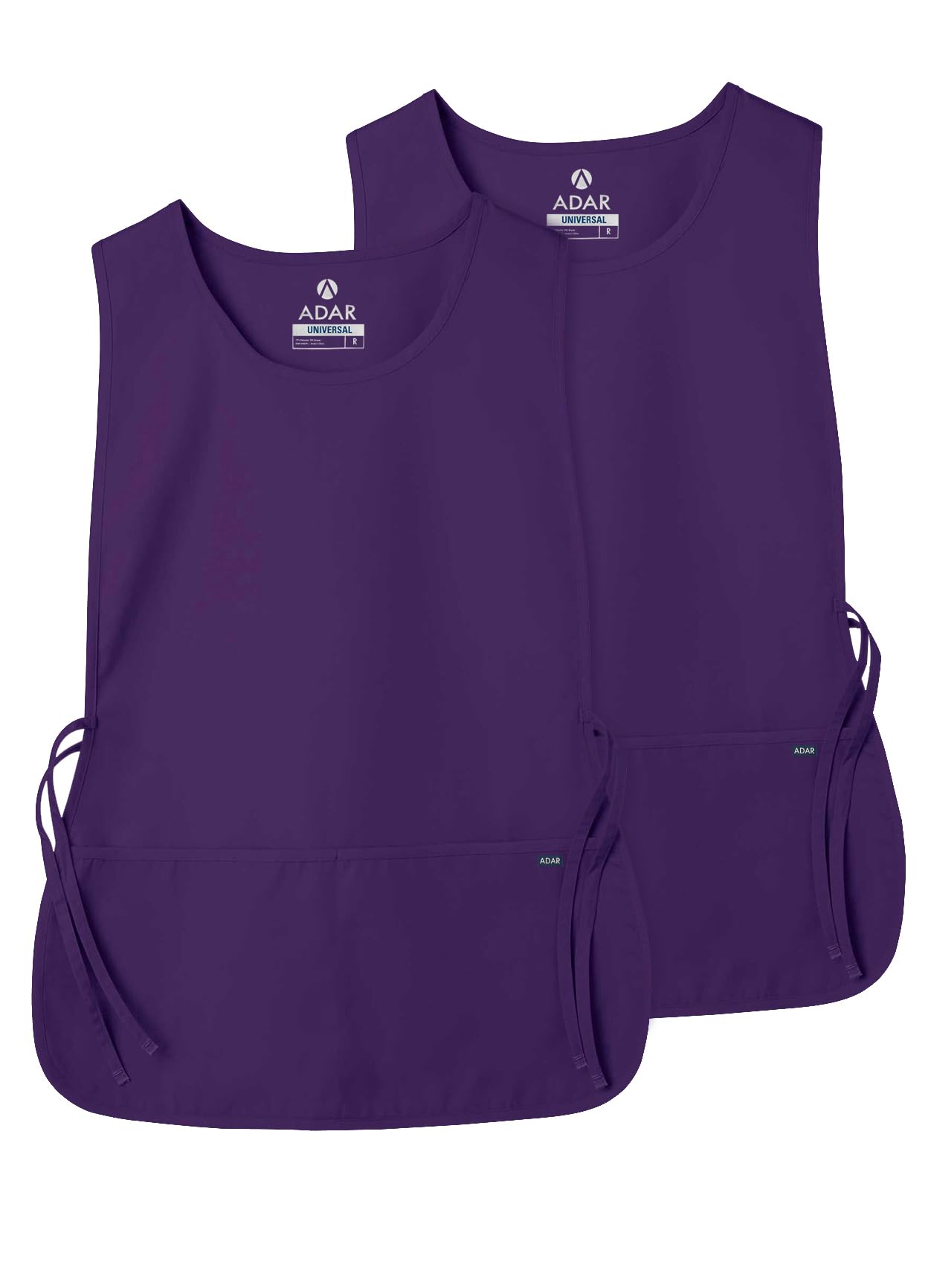 Adar Universal Cobbler Apron 2 Pack - Unisex Cobbler Apron - 7022 - Purple - X
