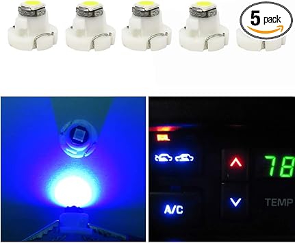 Amazon Com Wljh Super Bright Blue Led Clock Light 35505 S84 N01 Replacement Factory Lamp Bulb For Honda Accord 1998 To 2002 Honda Odyssey 1999 To 2004 Pack Of 5 Automotive