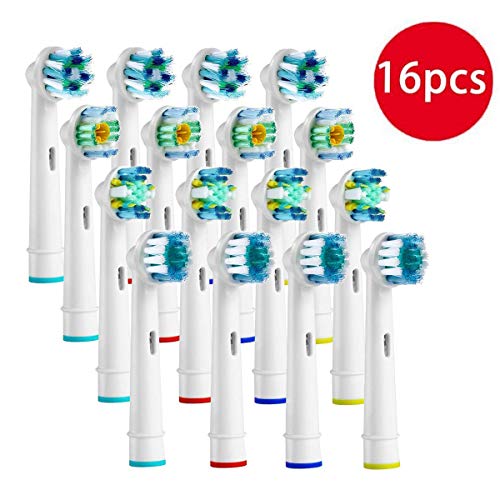 Toothbrush Heads Electric Replacement Brush Heads for Oral B - Upgrade New - 4x4 Multi Pack of 16