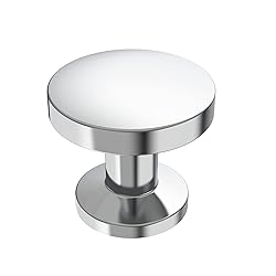Alzassbg 15 Pack Polished Chrome Cabinet Knobs, 1.1