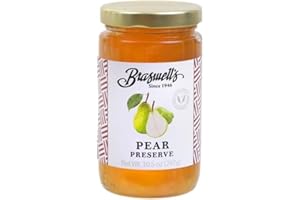 BRASWELL'S Braswell’s Sweet and Savory Jellies, Jams, and Preserves – Small-Batch, Renowned Specialty, Made in USA, Since 1946 (10.5 Ounce, Pear)