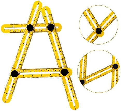 Template Tool, Measures Angles and Forms Ruler Tool For Home Garden DIY Project, Woodworking, Engineering, Dressmaker, Family expenses