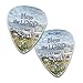 Christian Guitar Picks for Gospel Music - In Christ Alone (12-Pack) - Medium Celluloid - Best Inspirational Music Gifts for Church Worship Team, Pastor, Youth Group, Dad, Mom, Boys, Girls