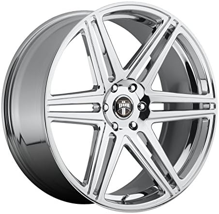 DUB Skillz 24 Chrome Wheel / Rim 5x120 with a 12mm Offset and a 72.6 Hub Bore. Partnumber S122240021+12