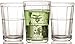 Circleware Windowpane Drinking Glasses, Set of 6 Juice Cups, 7 ounce