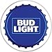 Bud Light White Beer Cap PopSockets Stand for Smartphones & Tablets