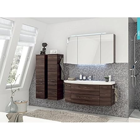 Wall Mounted Cabinet Bathroom Cassca 141 Anthracite Satin Pin