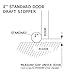 Travan Under Door Draft Stopper Door Sealing Blocker, Heavy Duty Soundproof, Energy Saving & Weather Stripping, Window Draft Guard Protector