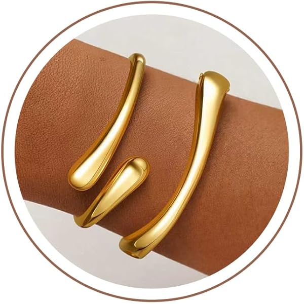 Amazon.com: Diamond2Deal 14K Two-tone Gold Polished and Twisted