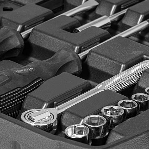 STAHLWERK Werkzeugkoffer WK-102 ST Werkzeugkasten Werkzeugkiste 102 Teile Komplett Sortiment für Hobby DIY und… – Bild 7