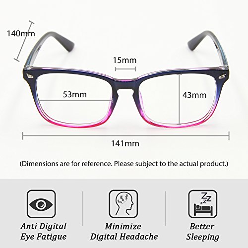 5 Cyxus+Computer+Blocking+Eyestrain+Transparent