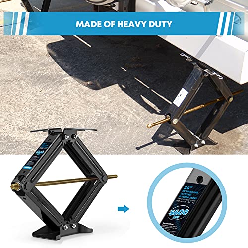 Kohree 5600lbs RV Stabilizer Leveling Scissor Jacks 24" for Travel