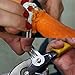 AOWA Multifunction Pin Hair Clip Ruler Cutter Screwdriver Keychain Self-defense Pocket Survival Tool Utility Party USE