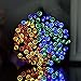 Solar String Lights Outdoor Waterproof with 8 Lighting Modes, 72FT 200 LED Indoor Christmas Tree Lights for Garden Patio Lawn Balcony Holiday Party Decoration Bedroom Yard Decor, (Multi Color)