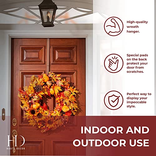 Haute Decor Adapt Adjustable Wreath Hanger (Brushed Copper) — Over The