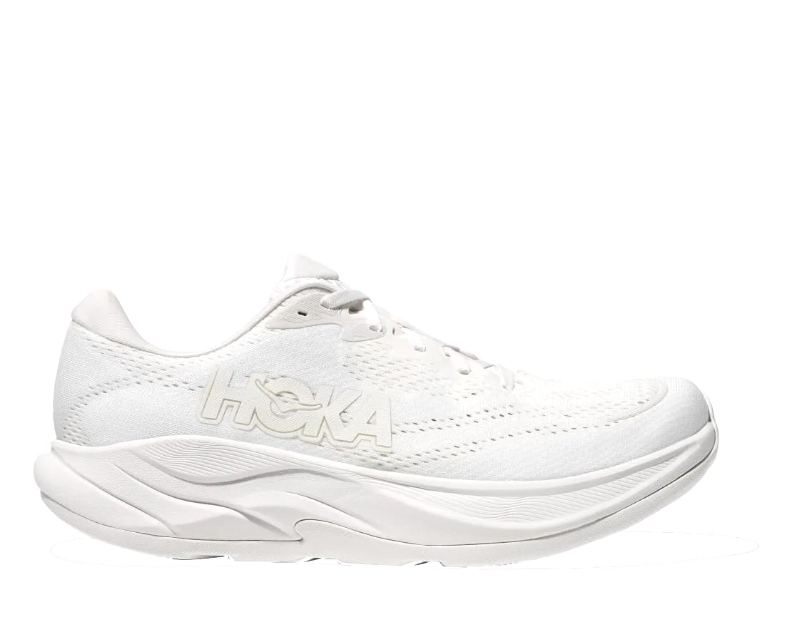 Photo 1 of (used)(please see all images) HOKA Men's Rincon 4 Sneaker, White/White, Size 11.5