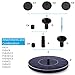 FEELLE Solar Fountain, Solar Bird Bath Fountain Pump