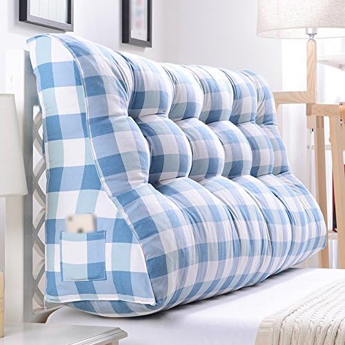 Huifang Cushion QFFL Pillow Pillow Lumbar Pillow Double Bed Headrest Sofa Pillow Large Waist Pillow in Bed (Color : D, Size : 90cm)