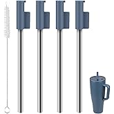 KLOWOAH Replacement Straws Compatible With Brumate Era 40 oz Tumbler, with 1 Brush (4 Pack)