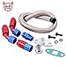 EVIL ENERGY Turbo Oil Return Drain Line Kit T3 T4 T04E T60 T61 T70 Silver
