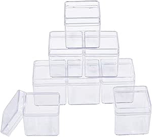 BENECREAT 18 Pack Caja de Contenedores de Plástico Caja ...