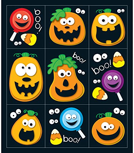 Carson Dellosa 216PC Stickers, 24 Sheets of Halloween Candy and Pumpkin Incentives for Teacher Planner, Reward Chart, Party Favors, Treat Bag, Fall Crafts, and More, Seasonal Teacher Must Have