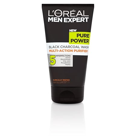 loreal pure power face wash