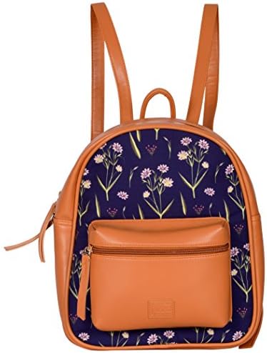 Premium Quality PU Leather Backpacks for Women and Girls with Adjustable Strap Exclusively on Fizza | ALL SEASON BAGS | Blue & Brown