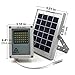 Alpha 180X Solar Flood Light (Warm White LED) as Security Floodlight and Area Lighting for Farm Area, Yard, Home Garden, Remote Cabin, Alley, Warm White Light