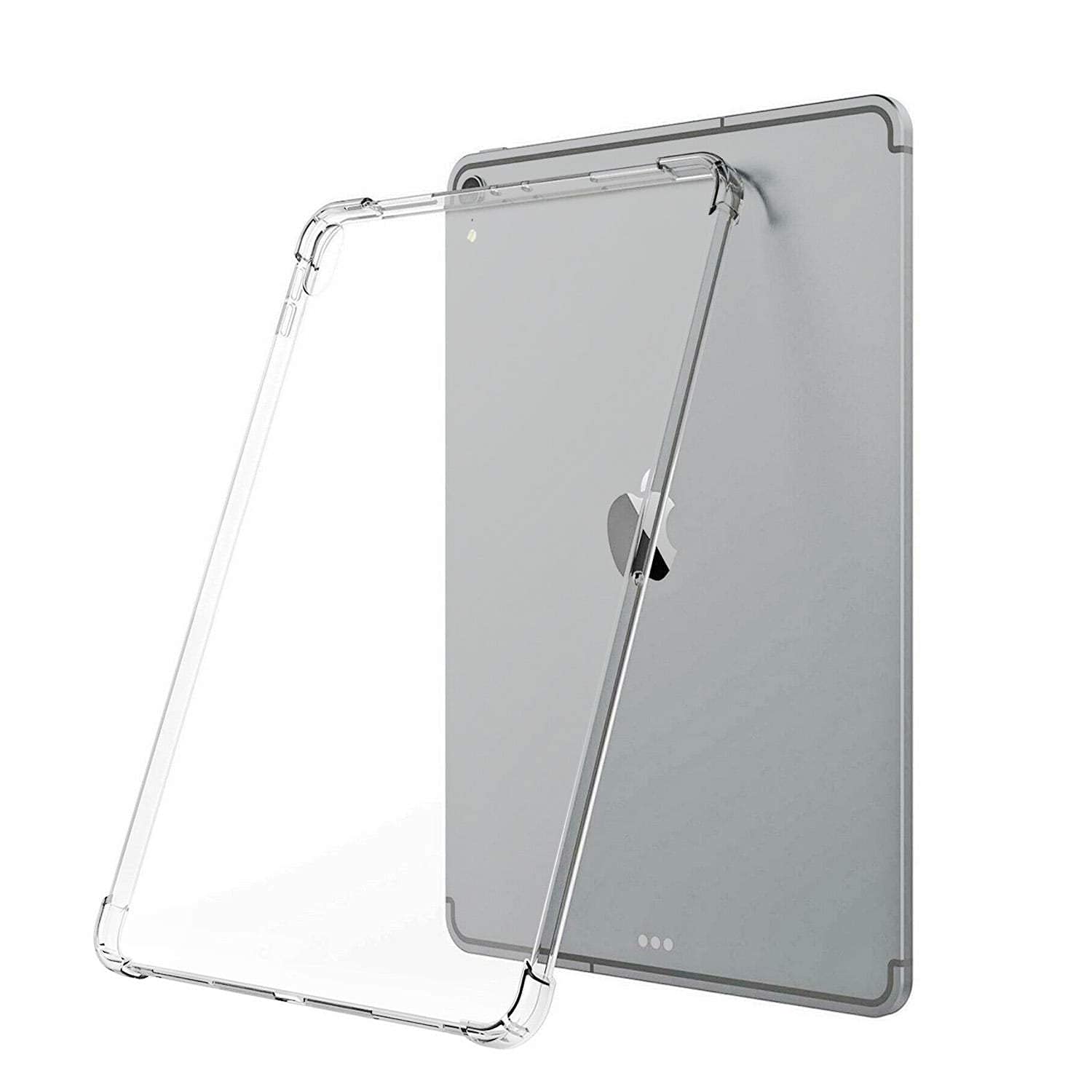 TechDealsUK iPad Air 4 10.9 inch Transparent Gel Case [iPad Air 4th Generation] [iPad Pro 11 2018] TPU Slim Cover