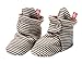 Zutano Baby-Girls Infant Candy Stripe Bootie, Chocolate, 6 Months