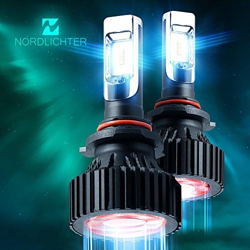 Nordlichter Extremely Bright 8000 Lumens 9005 LED Headlight Bulbs,ZES Chips Conversion Kit,6500K Cool White