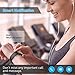 Saikee Fitness Tracker, Activity Tracker Watch with Heart Rate Monitor, Sleep Monitor, Step Counter Fitness Watch IP67 Waterproof Pedometer, Compatible with iPhone & Android (Black)
