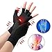 Copper Compression Arthritis Gloves, Best Copper Infused Glove for Women and Men, Fingerless Arthritis Gloves, Pain Relief and Healing for Arthritis, Carpal Tunnel, 1 Pair