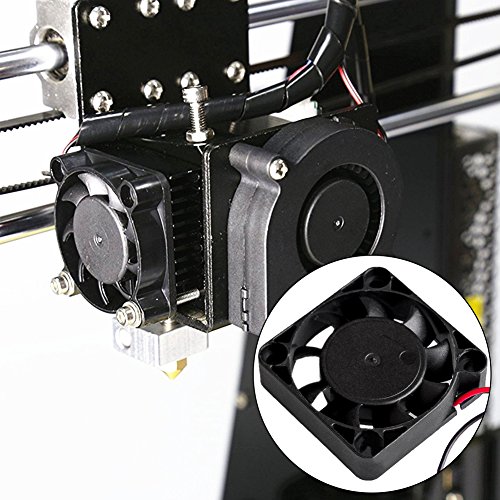 Cooling Fan for 3D Printer HONG111 Makerbot Accessories Extruder Mini Cooling 12V 4010 (5 Pack) 404010mm