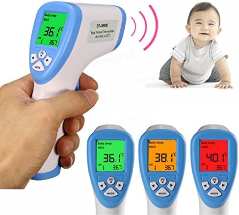 TriEcoWorld Baby Thermometer Multipurpose Non Contact Digital Infrared Thermometer, Instant Read Temperature Professional Clinical Thermometer, CE and ROHS certification