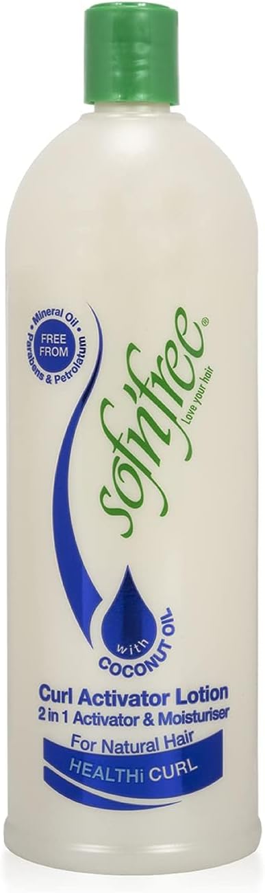 SOF N' FREE Curl Activator Lotion Vitamin E Panthenol 2-in-1 Moisturizer 750ml