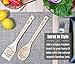 NEET Inspirational Bamboo Cooking Utensils - 2 Piece Set - Wooden Spoon & Spatula for High Heat Cooking & Serving - Organic Bamboo Non Stick Safe - Wood Spoons - Unique Kitchen Gift Idea