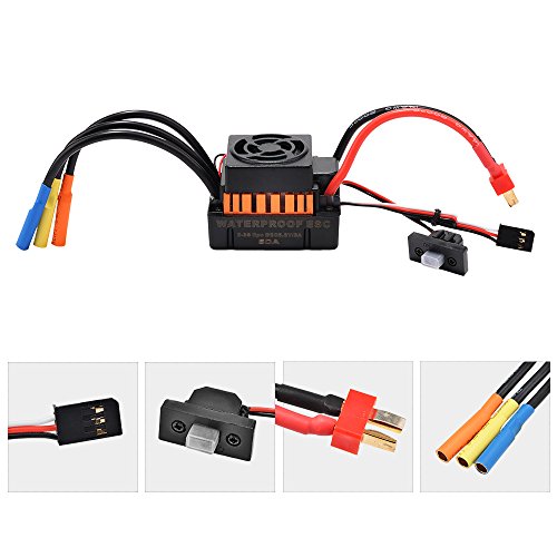FastWin Brushless Motor 60A ESC 1/10 Waterproof 3660 3300KV RC Car Truck Model Vehicle Parts
