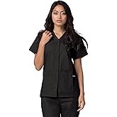 Adar Universal Scrubs for Women - Snap Front Scrub Top